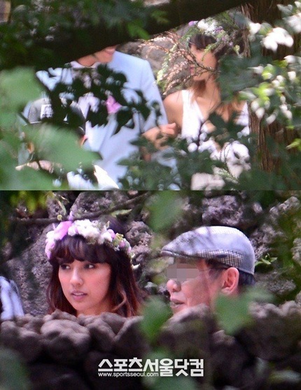 Những hình ảnh hiếm hoi về đám cưới bí mật của Lee Hyori và nhạc sĩ Lee Sang Soon