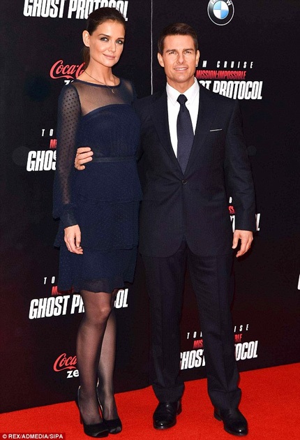 Hậu ly dị, Katie Holmes vui sống với những mối quan hệ mới - 9 Katie Holmes và chồng cũ Tom Cruise