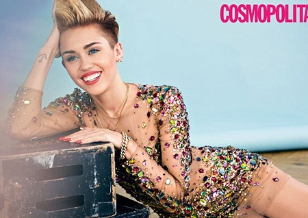 Miley Cyrus lần đầu thổ lộ cảm giác độc thân - 3 Những hình ảnh mới nhất của Miley trên tạp chí Cosmopolitan.