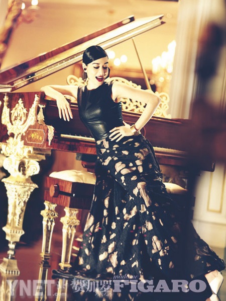Chung Lệ Đề xuất hiện trên bìa tạp chí Figaro, số tháng 10/2013.