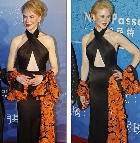Bộ váy gợi cảm vừa đủ và rất hút mắt của Nicole Kidman