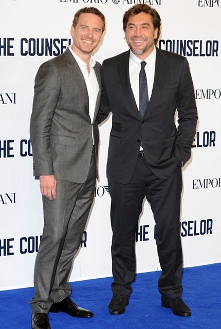 Chồng của Penelope - Javier Bardem tỏ ra thân tình với bạn diễn của vợ trong phim.