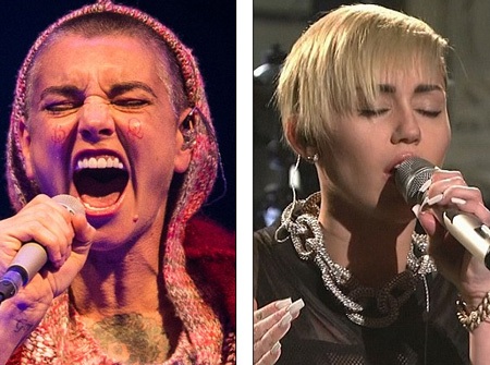 Sinead O'Connor yêu cầu “đàn em” Miley Cyrus xin lỗi