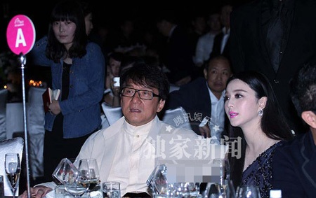 Phạm Băng Băng được bố trí chỗ ngồi cạnh Thành Long