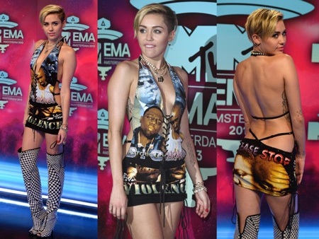 Phong cách rock nổi loạn được Miley sử dụng suốt giai đoạn năm 2009.