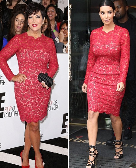 58 tuổi, mẹ Kim ăn mặc trẻ trung như con gái