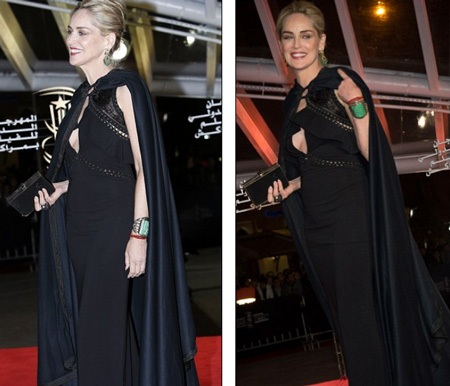 Sao “Bản năng gốc” mặc táo bạo đến nhận giải - 3 Sharon Stone được vinh danh với giải thưởng thành tựu trong đêm khai mạc LHP Marrakech