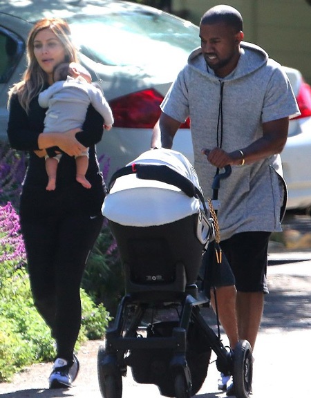 Gia đình nhỏ của Kim là niềm ao ước của nhiều ngôi sao tại Hollywood.