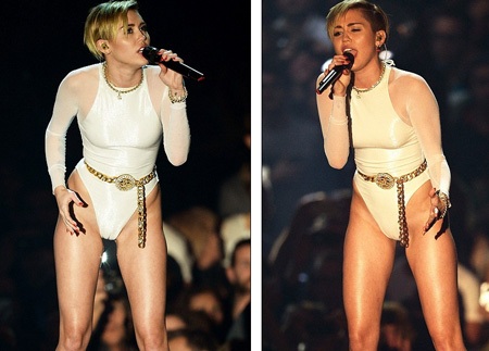 Bộ trang phục biểu diễn quá gợi cảm của nữ ca sĩ 20 tuổi
