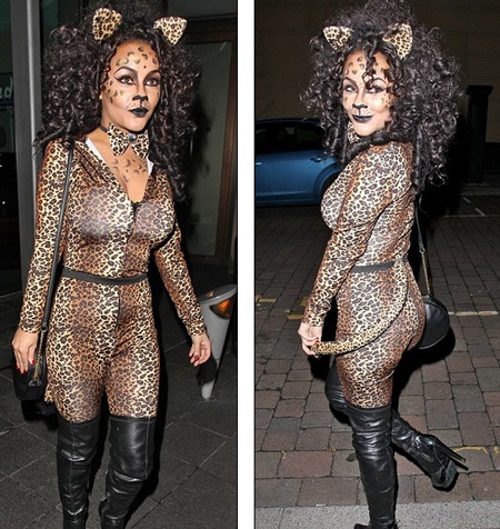 Thú vị xem trang phục Halloween của "sao" - 15 Chelsee Healey biến mình thành một nàng mèo cá tính