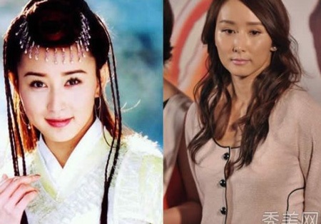 Nữ diễn viên Trung Quốc Hồ Tịnh với gương mặt lúc nào cũng bóng loáng