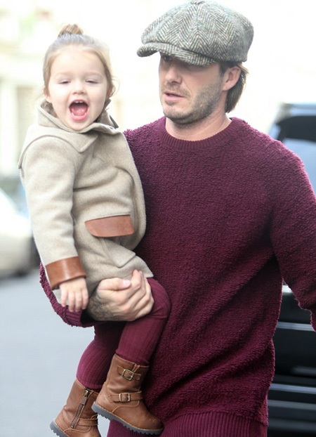 Cô con gái duy nhất của David Beckham càng lớn càng đáng yêu và xinh xắn.