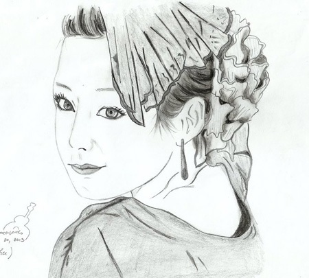 Một trong những bức ảnh chân dung được yêu thích của Kim Tae Hee