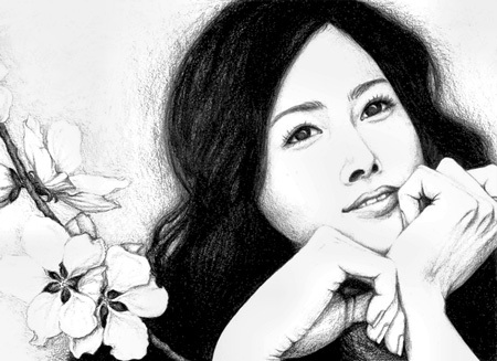 Một trong những bức ảnh chân dung được yêu thích của Kim Tae Hee