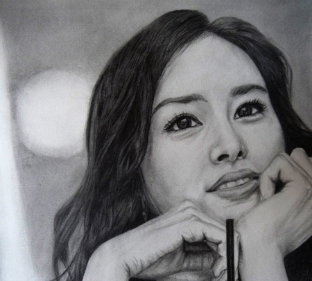 Một trong những bức ảnh chân dung được yêu thích của Kim Tae Hee