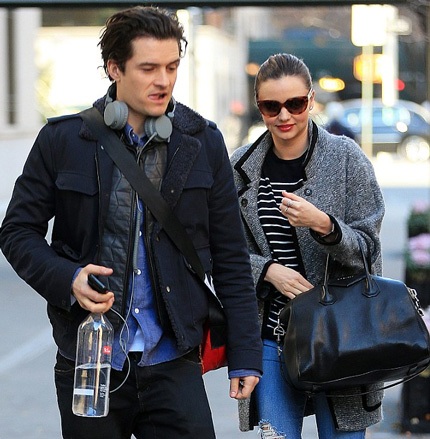 Không có con trai, Orlando Bloom và Miranda Kerr vẫn hò hẹn