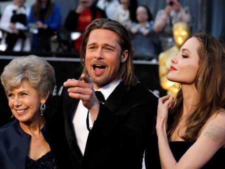 Những người phụ nữ “đi qua” cuộc đời Brad Pitt - 19 Trong 6 đứa con, Brad có ba cô con gái, một con gái nuôi Zahara, hai con ruột là