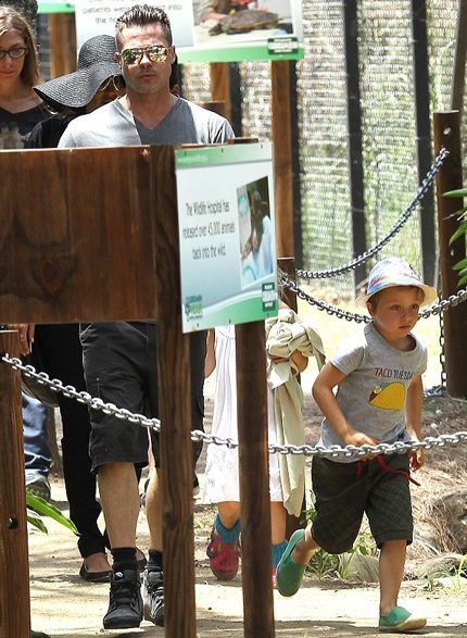 Knox nhanh nhẹn chạy vào trong công viên trước mọi người.