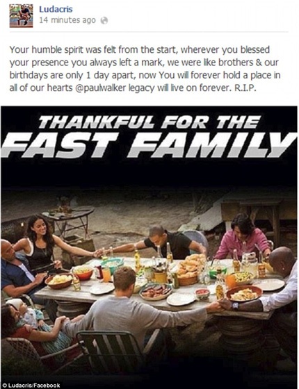 Ludacris bàng hoàng trước sự ra đi của người đồng nghiệp tài năng, tốt bụng.