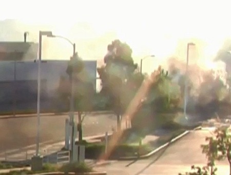 Đoạn băng ghi hình mới được cung cấp cho thấy hình ảnh của vụ tai nạn