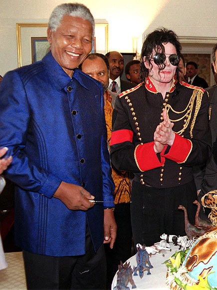 Những hình ảnh đáng nhớ của Nelson Mandela và sao Hollywod