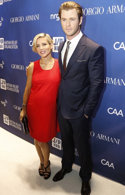 Vợ chồng Gwyneth Paltrow hạnh phúc bên nhau - 12 Nam diễn viên của Thor - Chris Hemsworth tới dự cùng vợ đang mang bầu