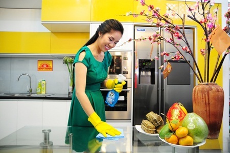 Diễn viên Lê Phương chuẩn bị gì cho gian Bếp ngày Tết?