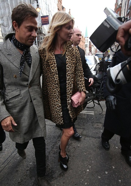 Kate Moss đã tổ chức sinh nhật lần thứ 40 tại một nhà hàng ở