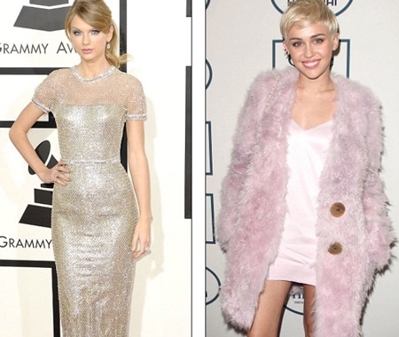 Ca sĩ 17 tuổi giành giải Grammy không ghét bỏ Miley Cyrus - 4 ...tẩy chay và chê bai hai đàn chị Taylor Swift và Miley Cyrus.