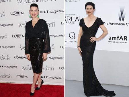 Những thiết kế thanh lịch của L'Wren giúp Julianna Margulies
trông như một siêu mẫu 