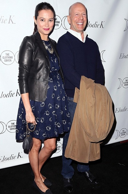 Bruce dẫn vợ trẻ tới tham dự sự kiện ủng hộ con gái, ngày 5/4.