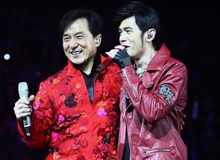 Ông hoàng nhạc Pop xứ Đài Châu Kiệt Luân cũng không thể vắng mặt