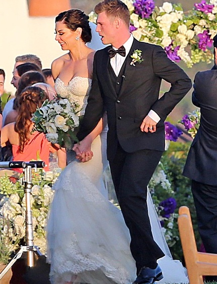 Vì lý do cá nhân, Aaron Carter đã vắng mặt trong đám cưới của anh trai.