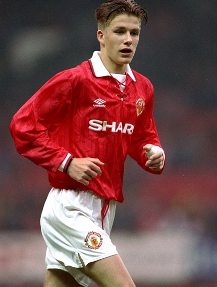 David Beckham khi còn trẻ