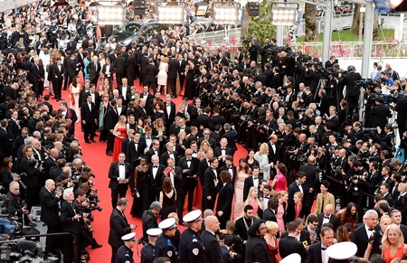 Lực lượng phóng viên ảnh tại LHP Cannes lần thứ 67 thực sự hoàng tráng.