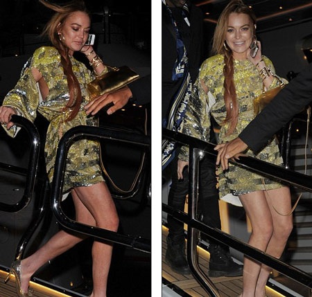 Ngay sau khi có mặt tại Pháp, nữ diễn viên 27 tuổi đã tới thẳng một hộp đêm để vui chơi.