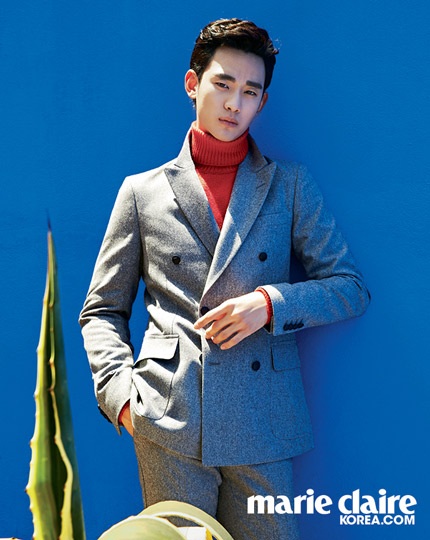 Mỹ nam xứ Hàn Kim Soo Hyun tạo dáng điệu đà ở Ma-rốc - 2 Bộ ảnh mới nhất của Kim Soo Hyun được đăng tải trên tạp chí Marie Clarie, số tháng 6/2014.