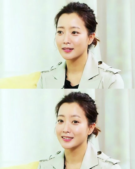 Ảnh thời thơ ấu đen nhẻm của Kim Hee Sun - 10 Kim Hee Sun của trước đây (trái) và hiện tại
