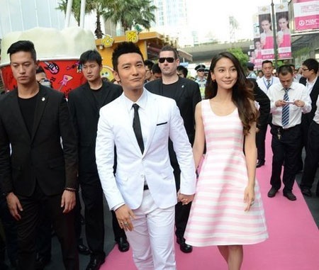 Huỳnh Hiểu Minh khoe bạn gái xinh đẹp Angela Baby