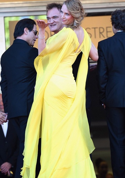 Người đẹp "Kill Bill" tha thướt trên thảm đỏ - 14 Ngôi sao Kill Bill rất thân thiện với báo giới và người hâm mộ tại Pháp