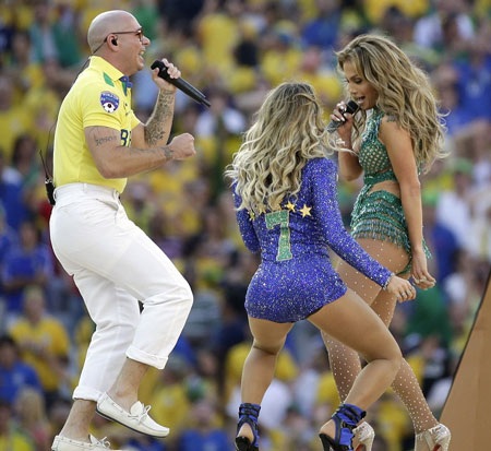 Jennifer Lopez cuồng nhiệt trong lễ khai mạc World Cup - 7 Vy Vy