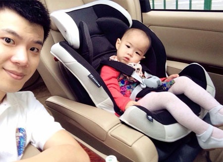 Chồng và con gái của Huỳnh Dịch