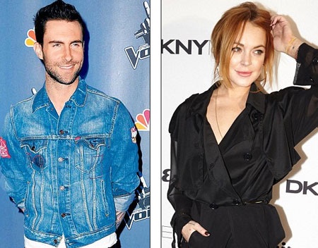 Adam Levine phủ nhận “qua lại” với Lindsay Lohan - 3 Adam Levine cho biết, anh và Lindsay Lohan chưa bao giờ có quan hệ thân mật.