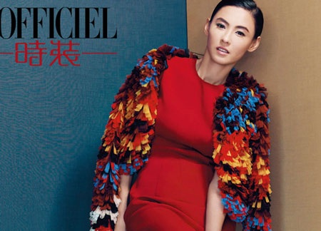 Cận cảnh gương mặt như búp bê của Angelababy