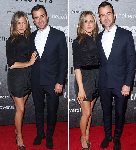 Ngôi sao của Những người bạn trông rất hạnh phúc khi ở bên chàng bạn trai điển trai, hấp dẫn.