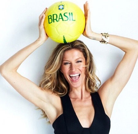 Các chân dài Brazil như Gisele Bundchen...