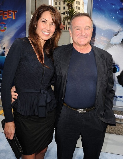 Ba cuộc hôn nhân ngắn ngủi của tài tử vừa qua đời Robin Williams - 1 Nhà thiết kế Susan Schneider làm đám cưới với nam diễn viên