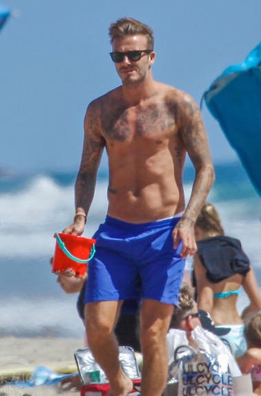 Ông bố 39 tuổi vẫn rất hot dù không còn là cầu thủ bóng đá.