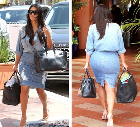 Kim Kardashian và con gái cưng diện đồ đôi sành điệu - 4 Bé North là con gái của Kim và rapper Kanye West.