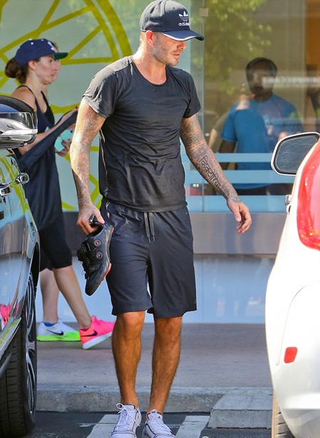 David Beckham vài ngày trước cũng thử thách bản thân với màn tắm nước đá.